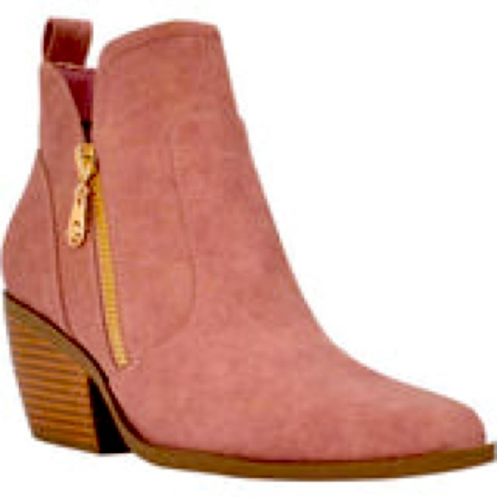 Vissa Womens Faux Suede Ankle Booties (SOLD OUT)